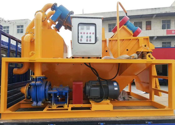 Schlamm 15-90T/H Desander-Maschinen-gelbes Schlamm-Sand-Trennzeichen