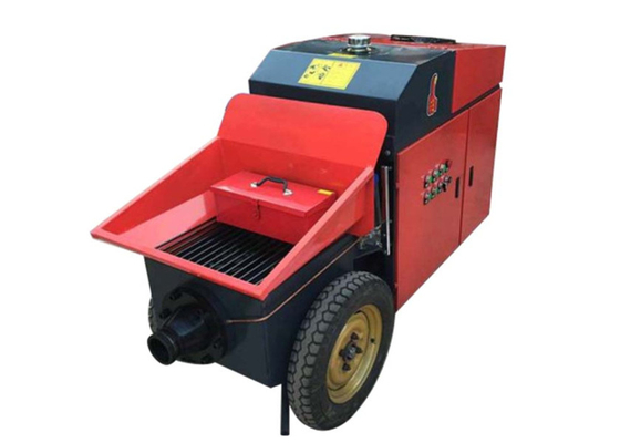 Roter beweglicher Grundlagen-Bewurf-Tunnel-Bau der Betonpumpe-11kw