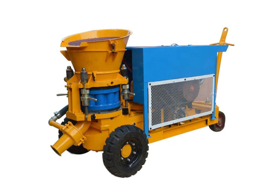 Gelbe Sprüher-Dieselmotor des Gunite-5.5m3/H trockene Shotcrete-Maschine